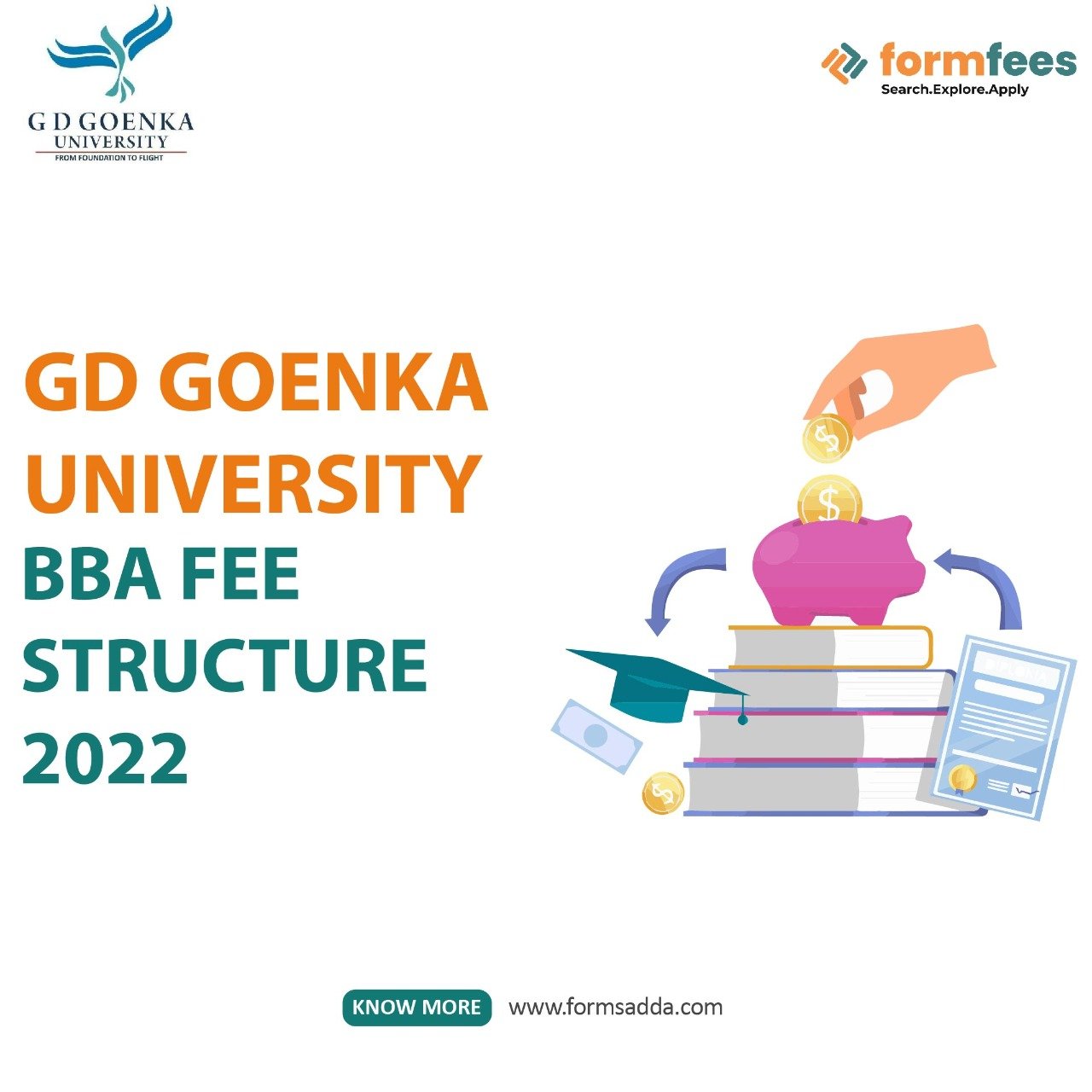 GD Goenka University BBA Fee Structure 2022