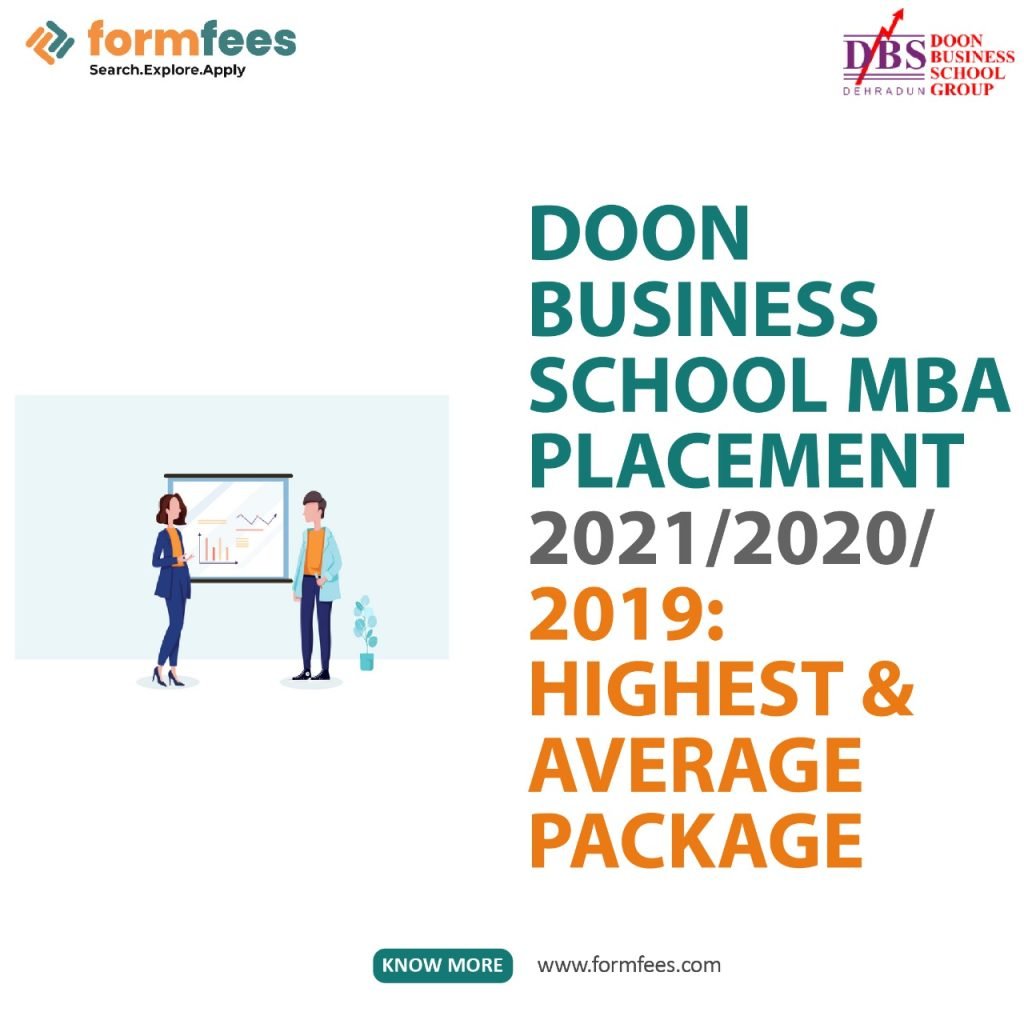 Doon Business School MBA Placement 2021/2020/2019: Highest & Average Package