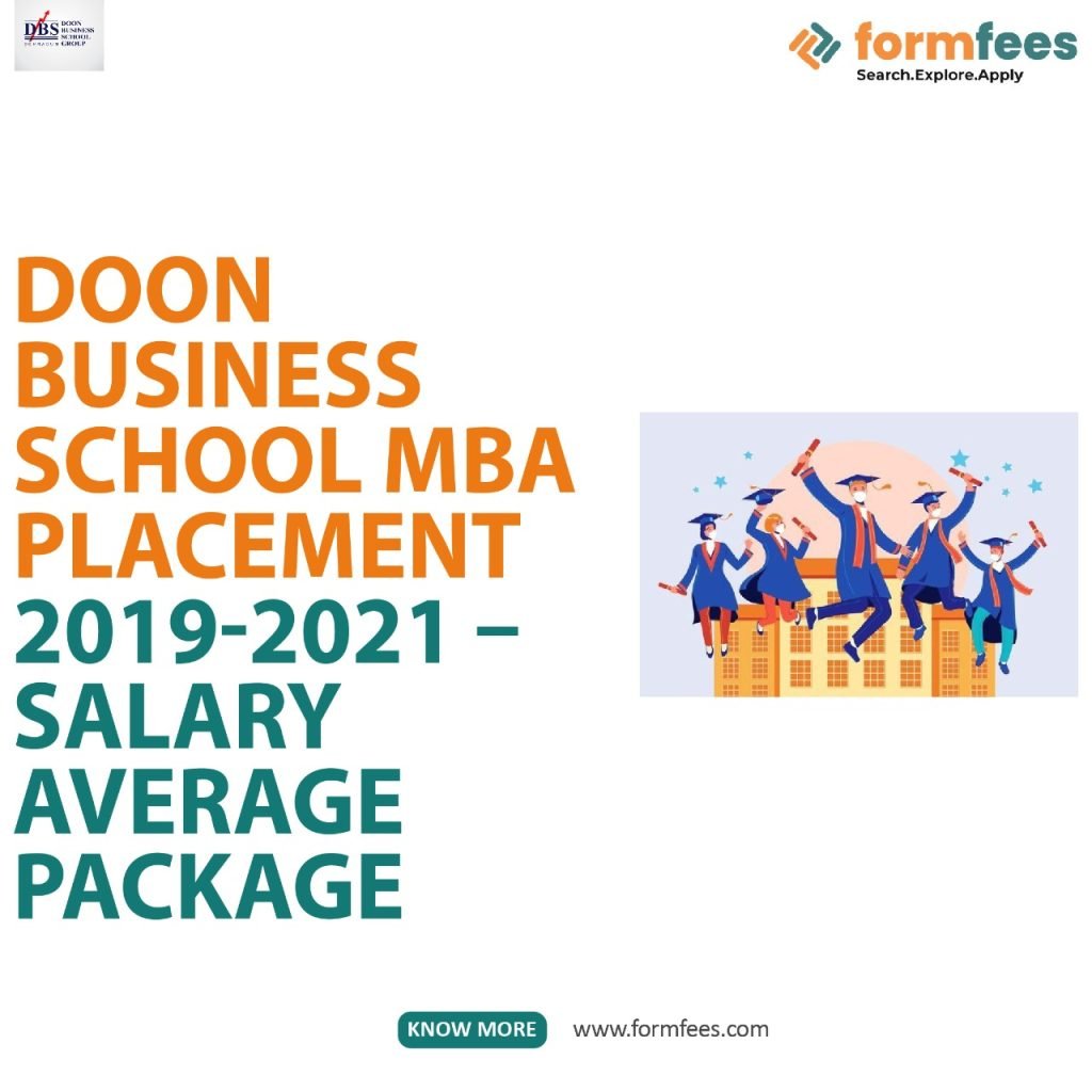 Doon Business School MBA Placement 2019-2021