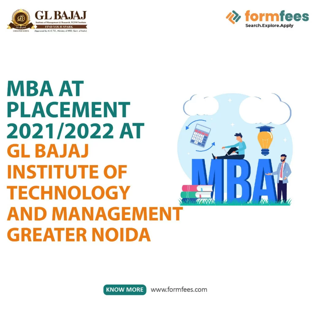 MBA Placement 2021/2022 at GL Bajaj Institute of Technology and Management, Greater Noida