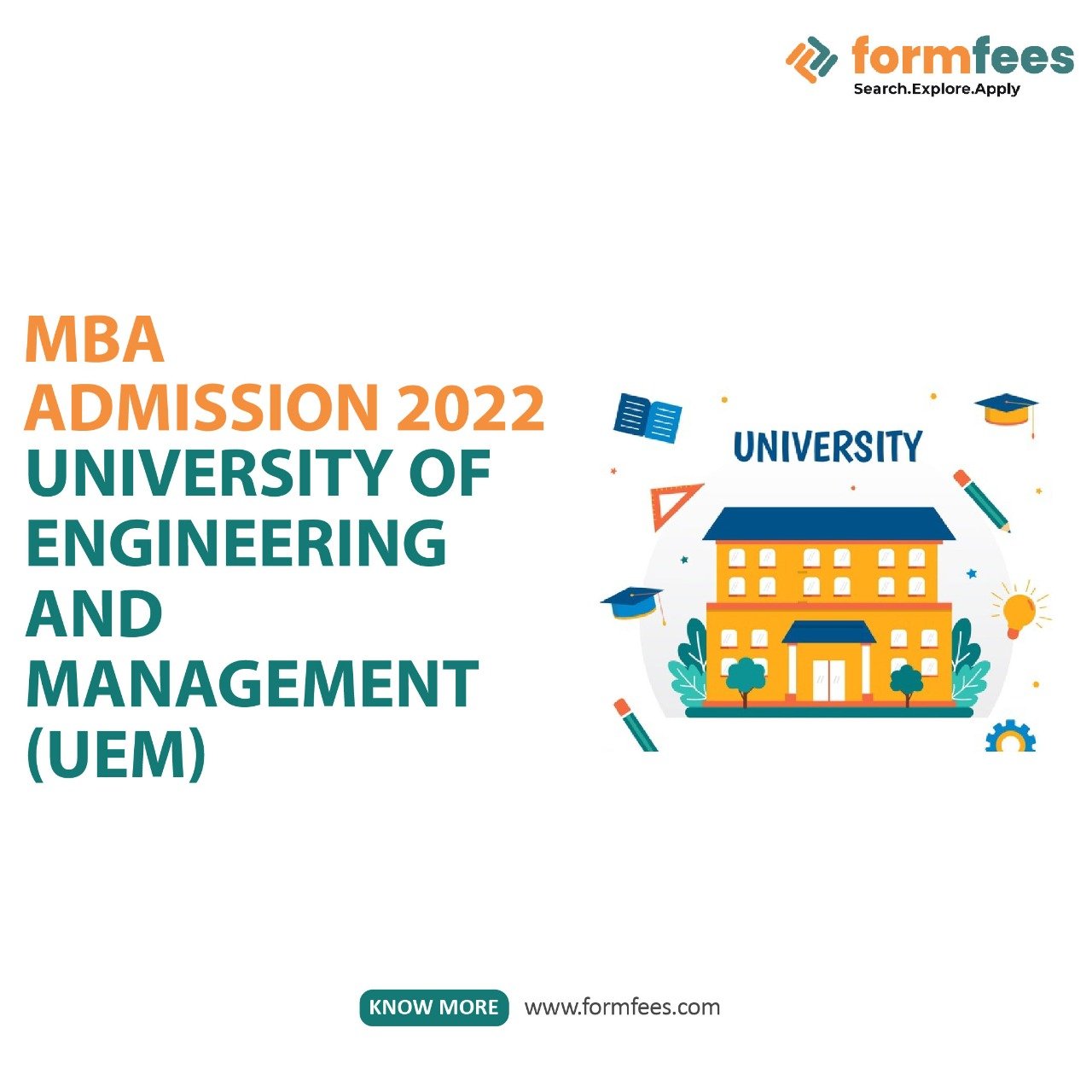 University of Engineering and Management (UEM) MBA Admission 2022