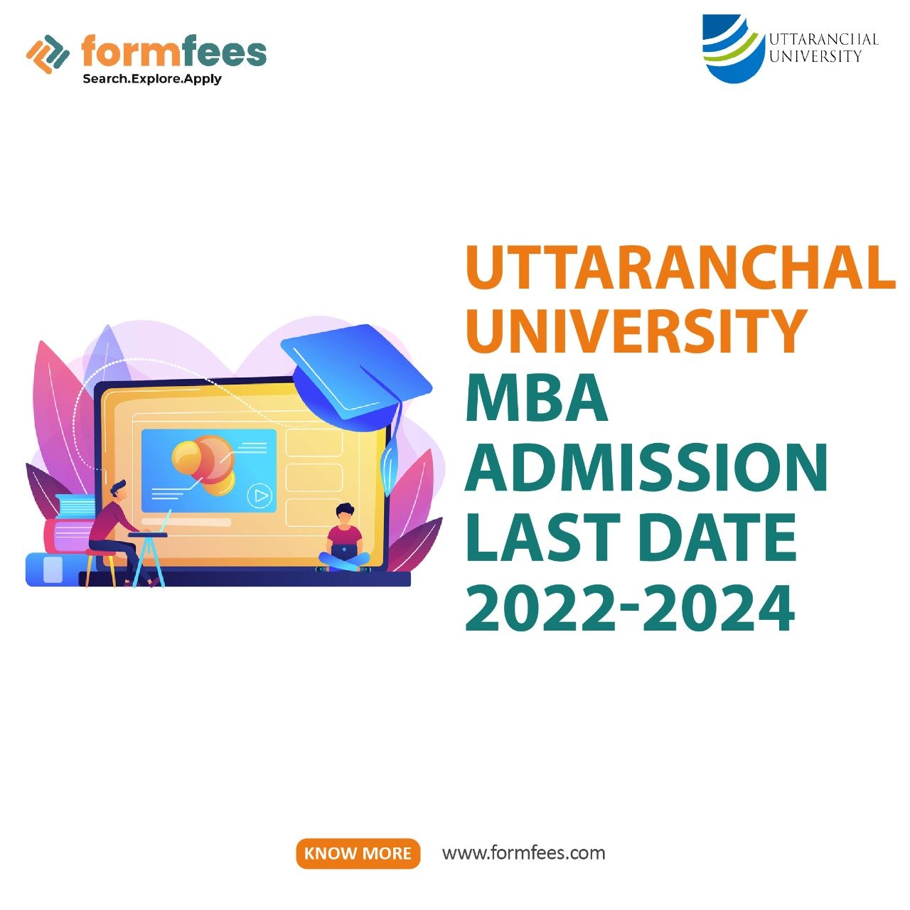 Uttaranchal University MBA Admission Last Date 2022 – Application form