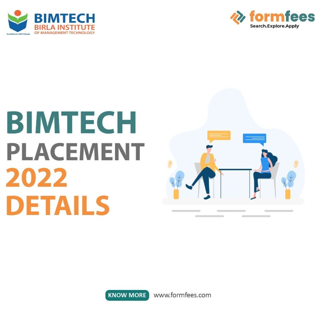 BIMTECH Placement 2022 Details