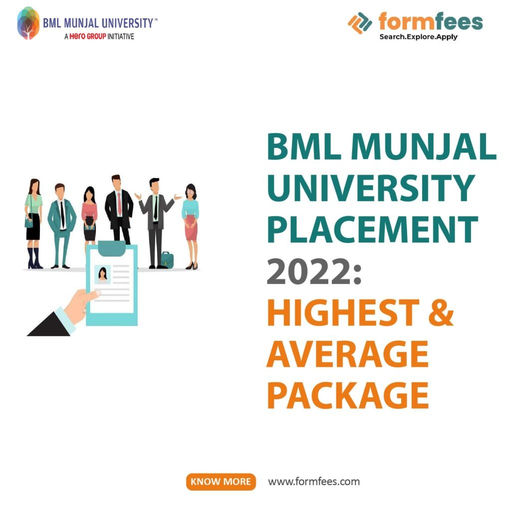 BML Munjal University Placement 2022