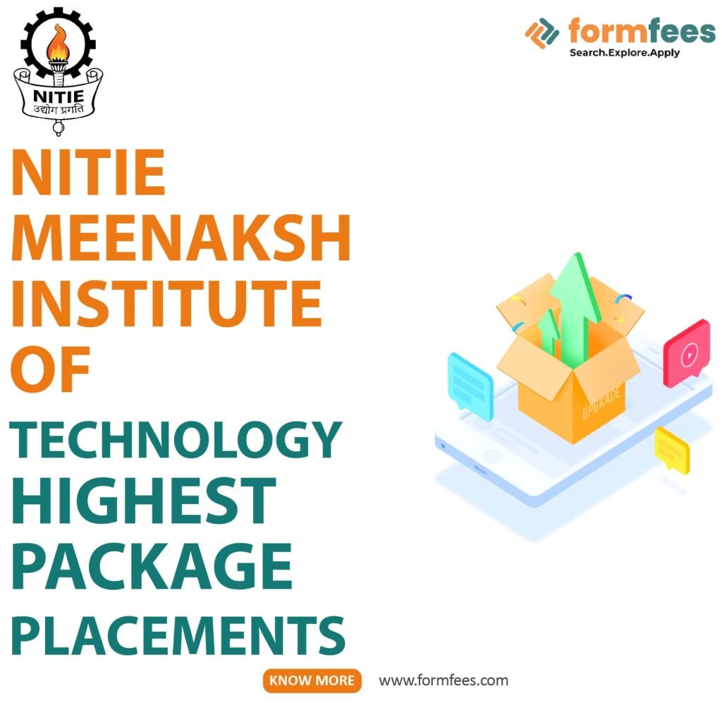 NITTE Meenakshi Institute of Technology Highest Package Placements