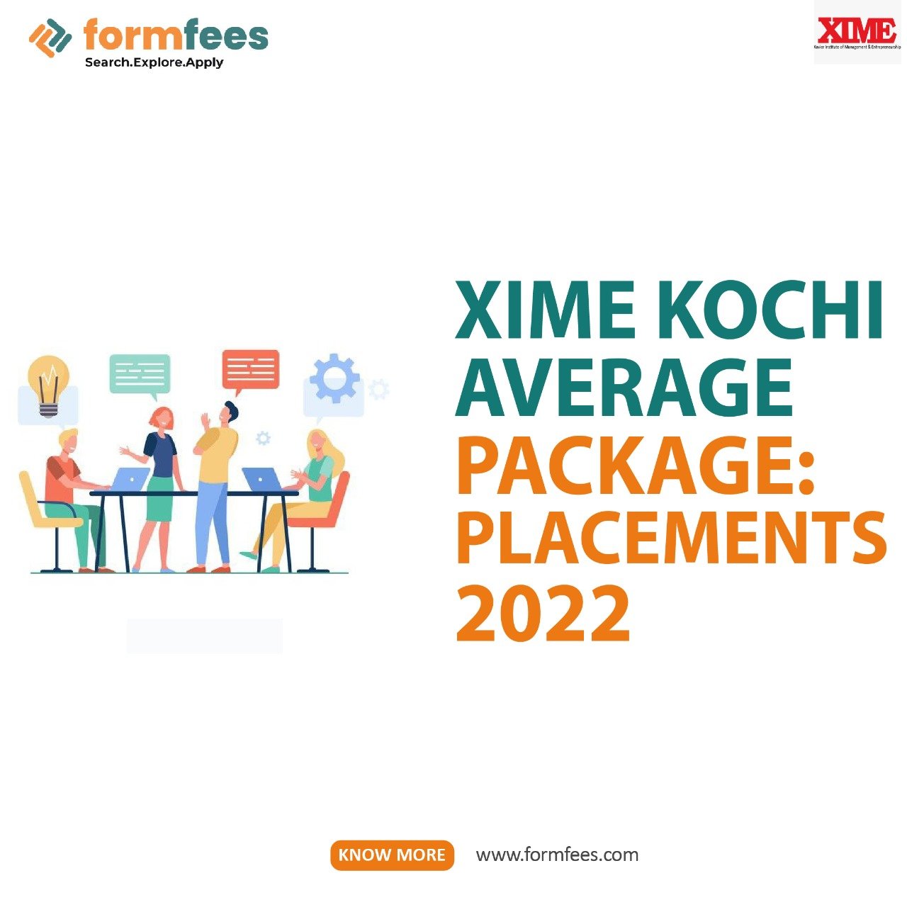 XIME Kochi Average Package: Placements 2022