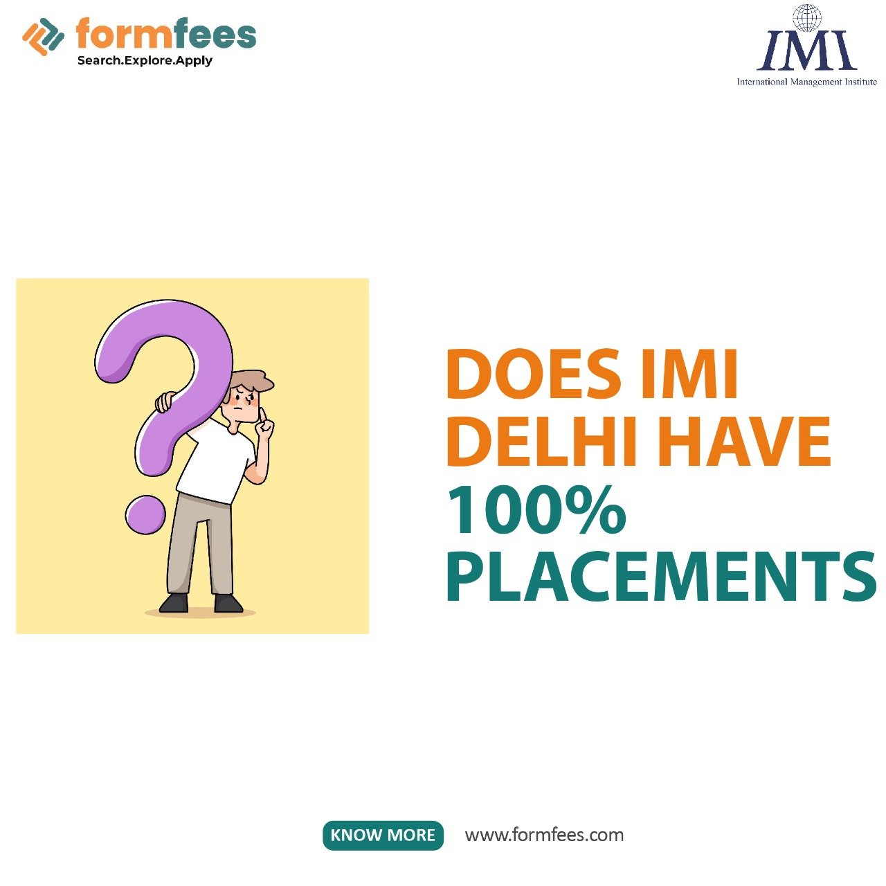 Does IMI Delhi have 100% Placements