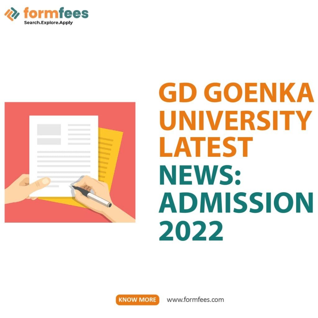 GD Goenka University Latest News Admission 2022