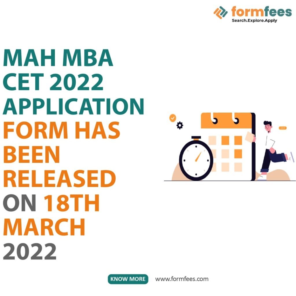 MAH MBA CET 2022 Application Form has been released on 18th March 2022