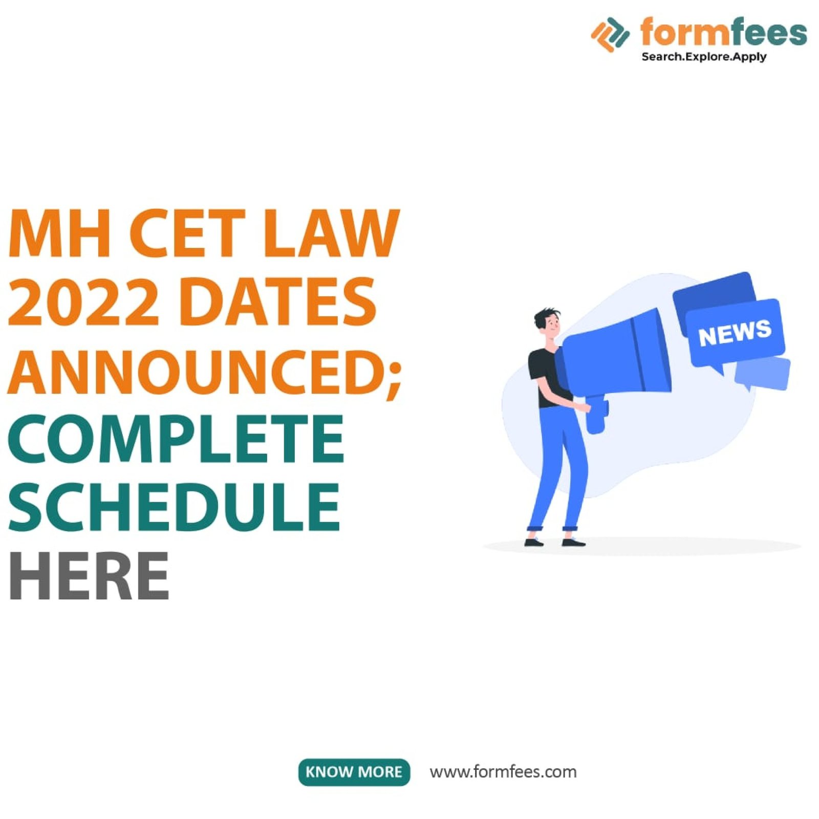 MH CET Law 2022 dates announced; Complete schedule here Formfees