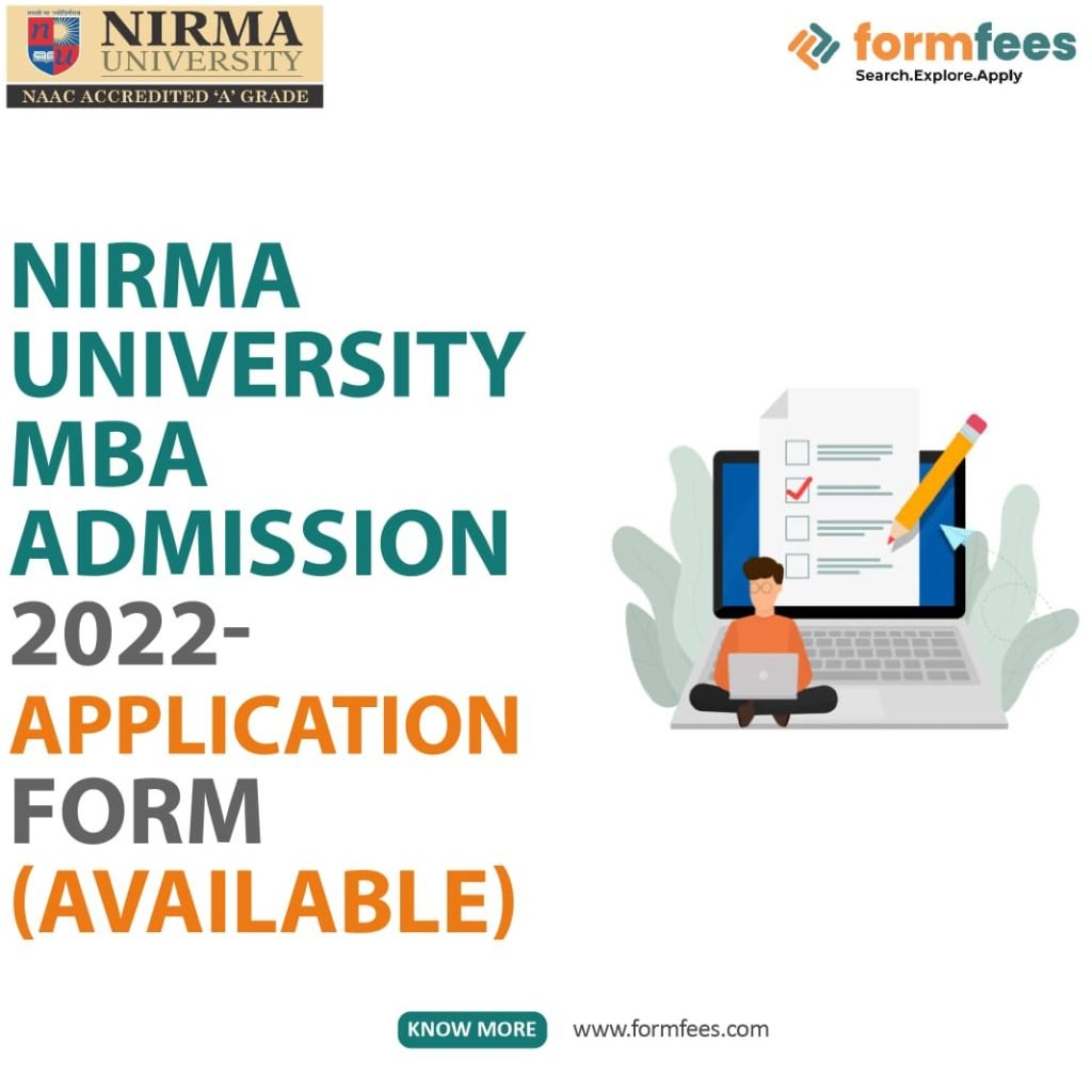 NIRMA University MBA Admission 2022