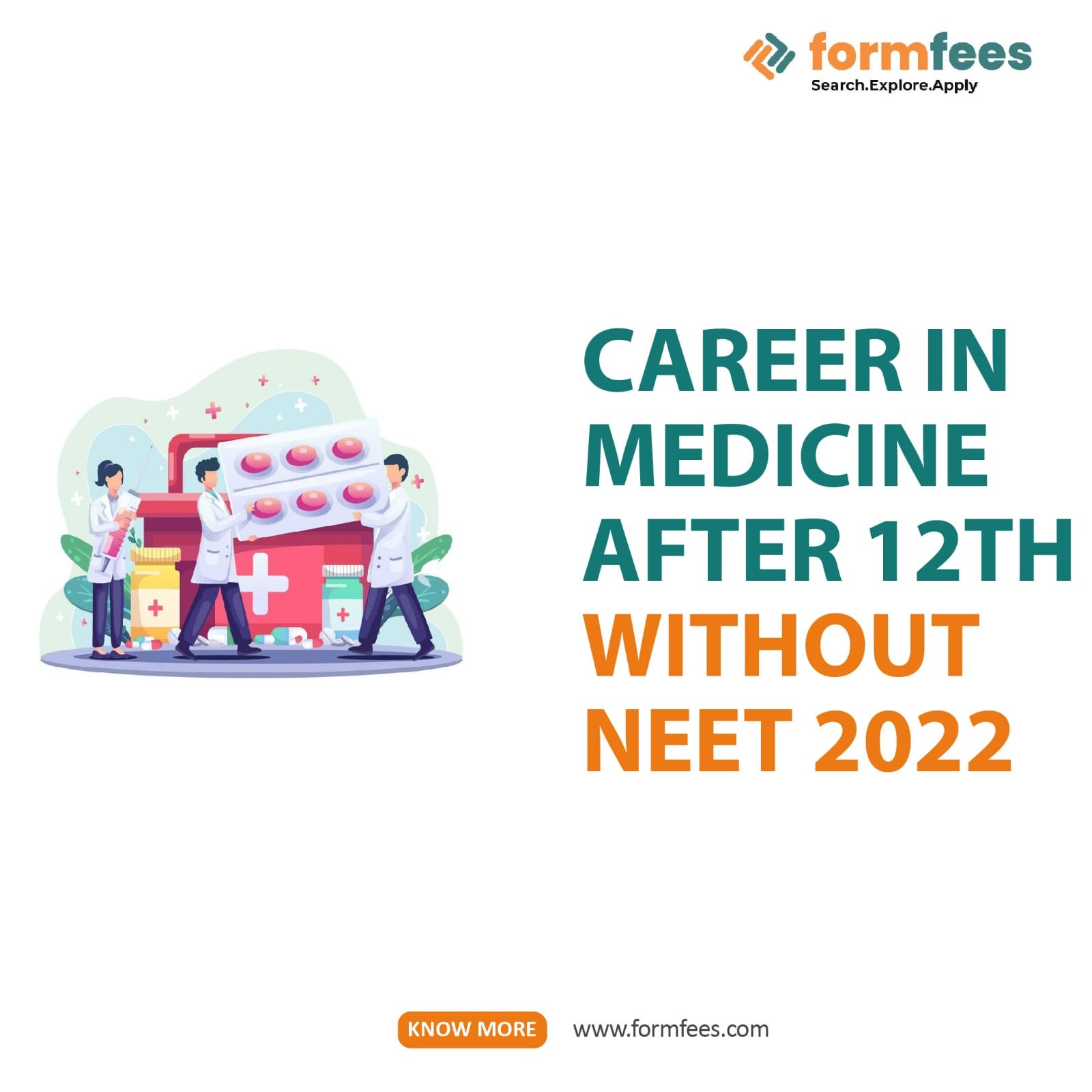 Career in Medicine After 12th without NEET 2022