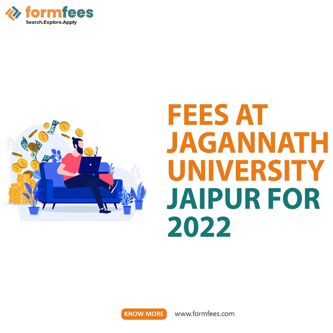 Fees at Jagannath University Jaipur for 2022