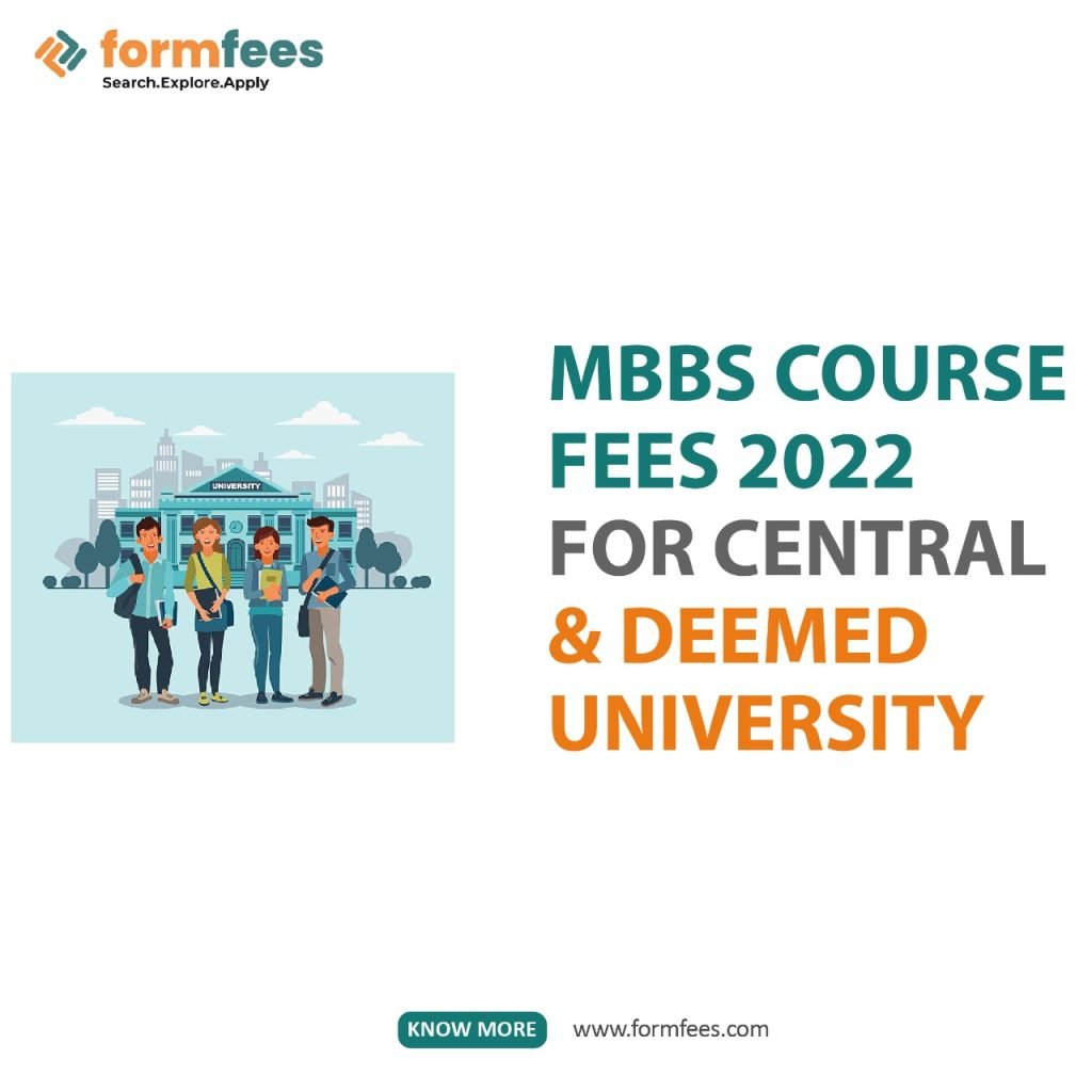 MBBS Course Fees 2022 for Central & Deemed University