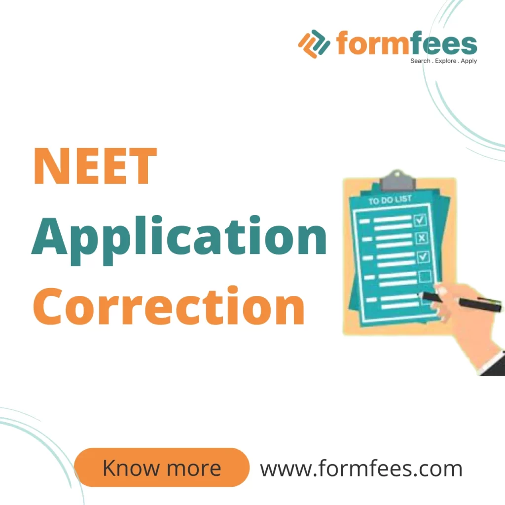 NEET Application Correction