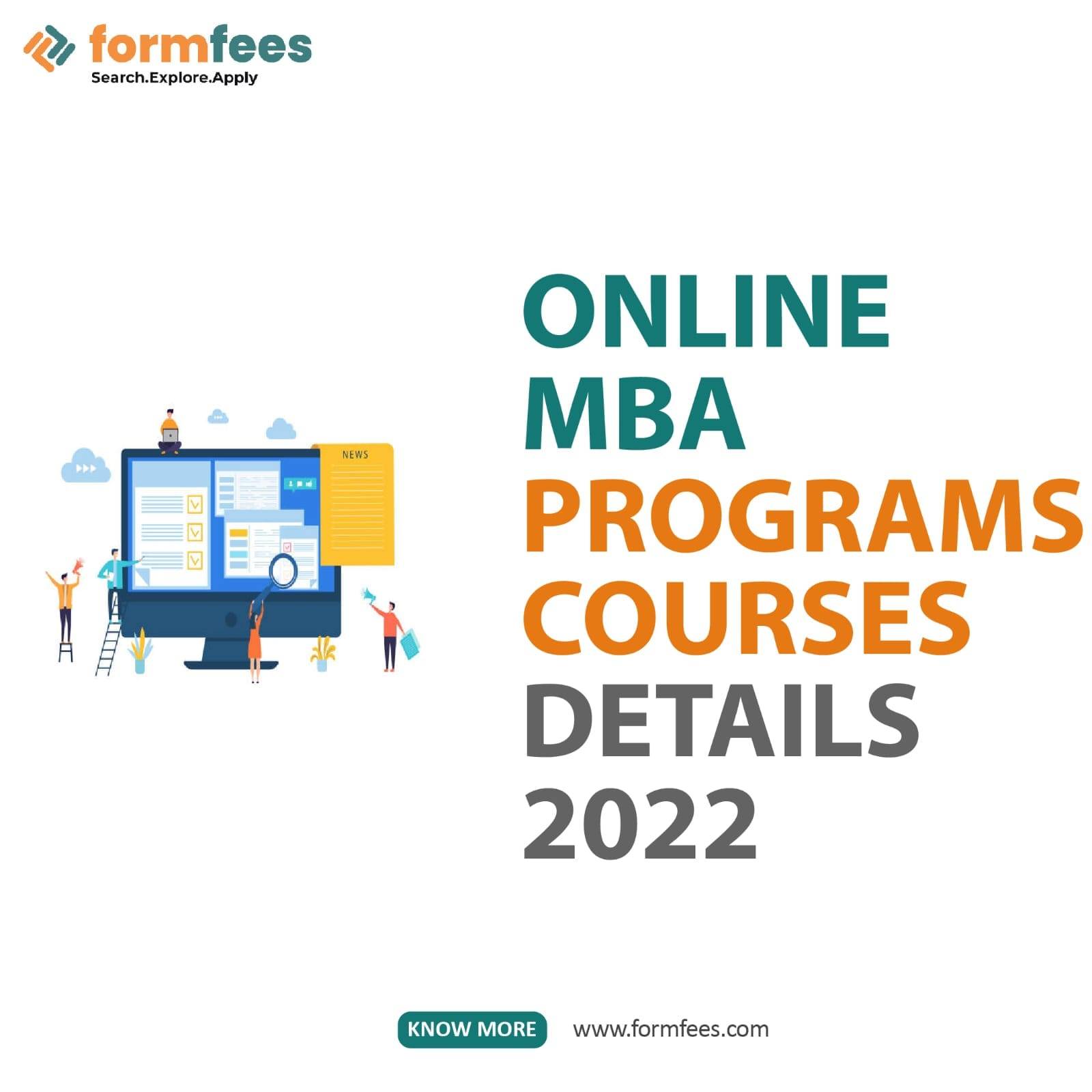 Online MBA Programs Courses Details 2022