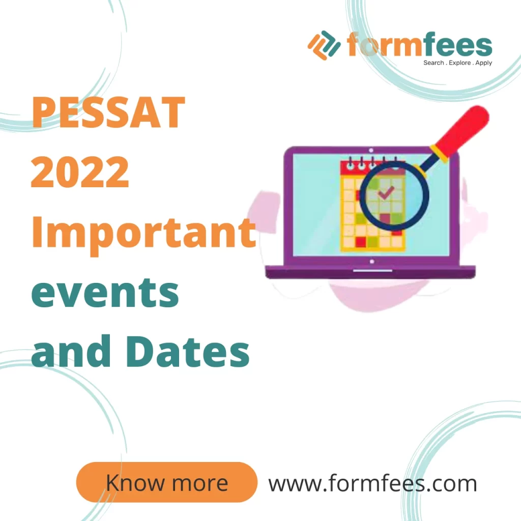 PESSAT 2022 Important events and Dates