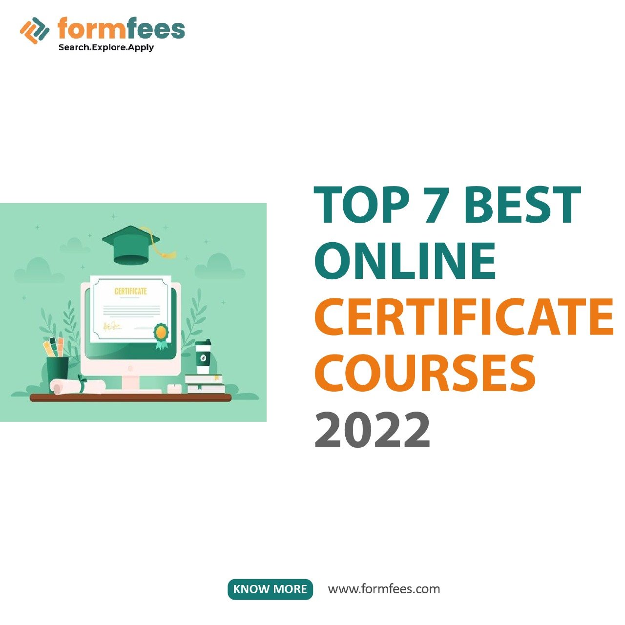 Top 7 Best Online Certificate Courses 2022 – Formfees