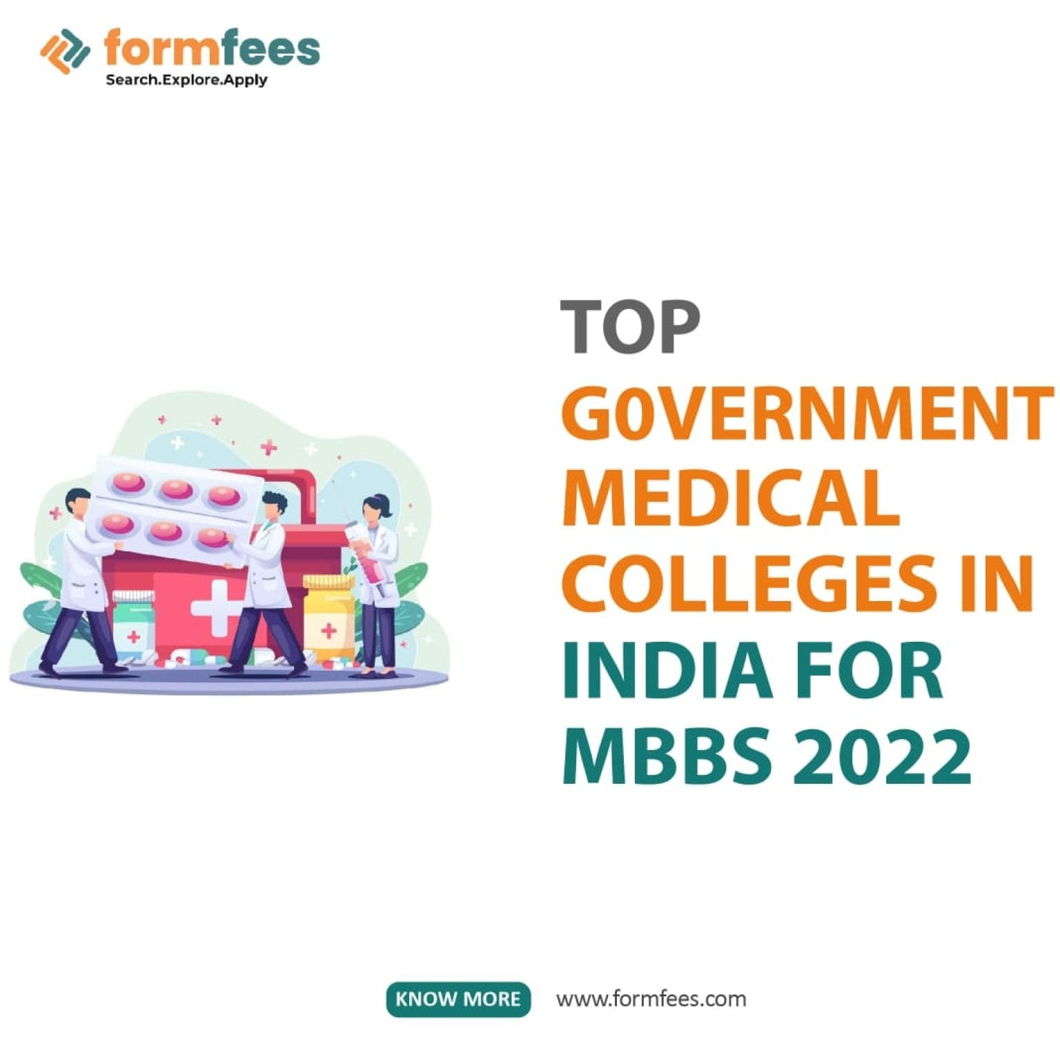 Top Government Medical Colleges in India for MBBS 2022 – Formfees