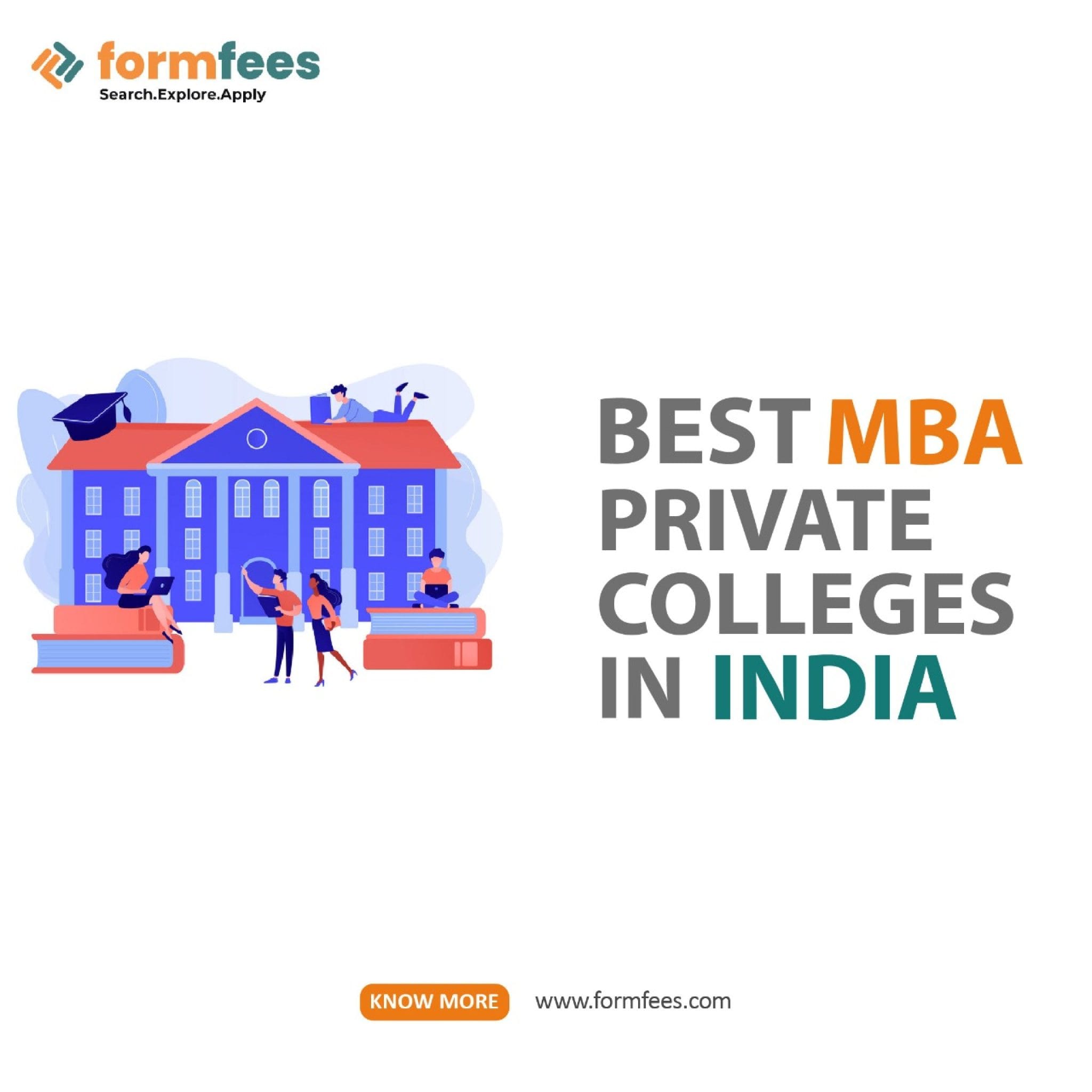 WHICH ARE THE BEST PRIVATE MBA COLLEGES IN INDIA visual data 6