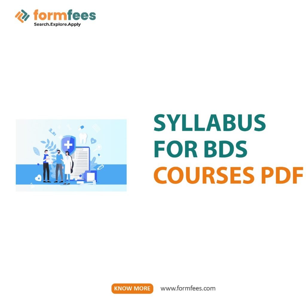 Syllabus for BDS Courses Pdf