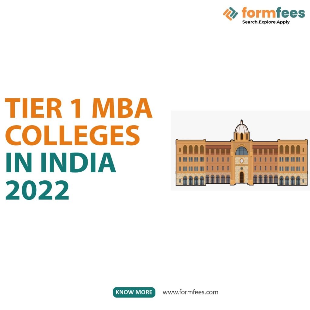 Tier 1 MBA Colleges in India 2022