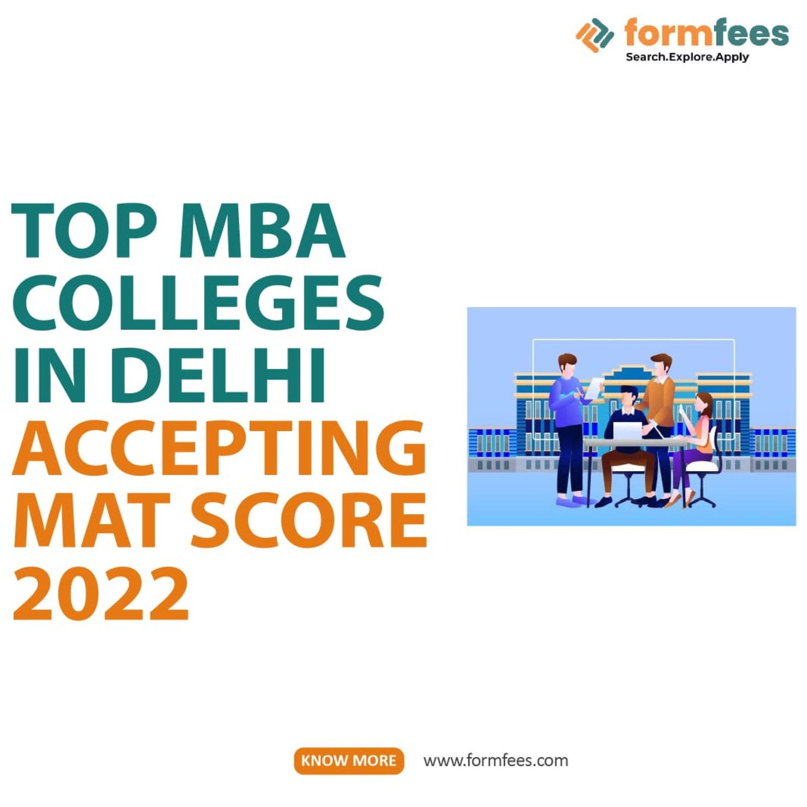 Top MBA colleges accepting MAT Scores 2022 Formfees