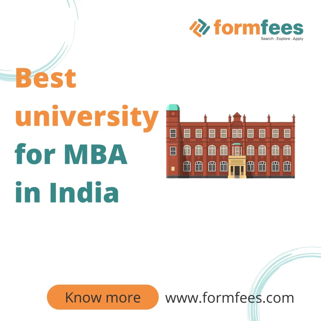 Best university for MBA in India