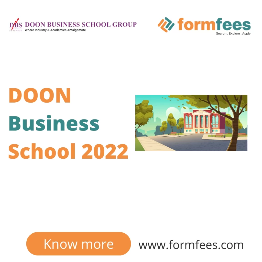 DOON Business School 2022 – Formfees