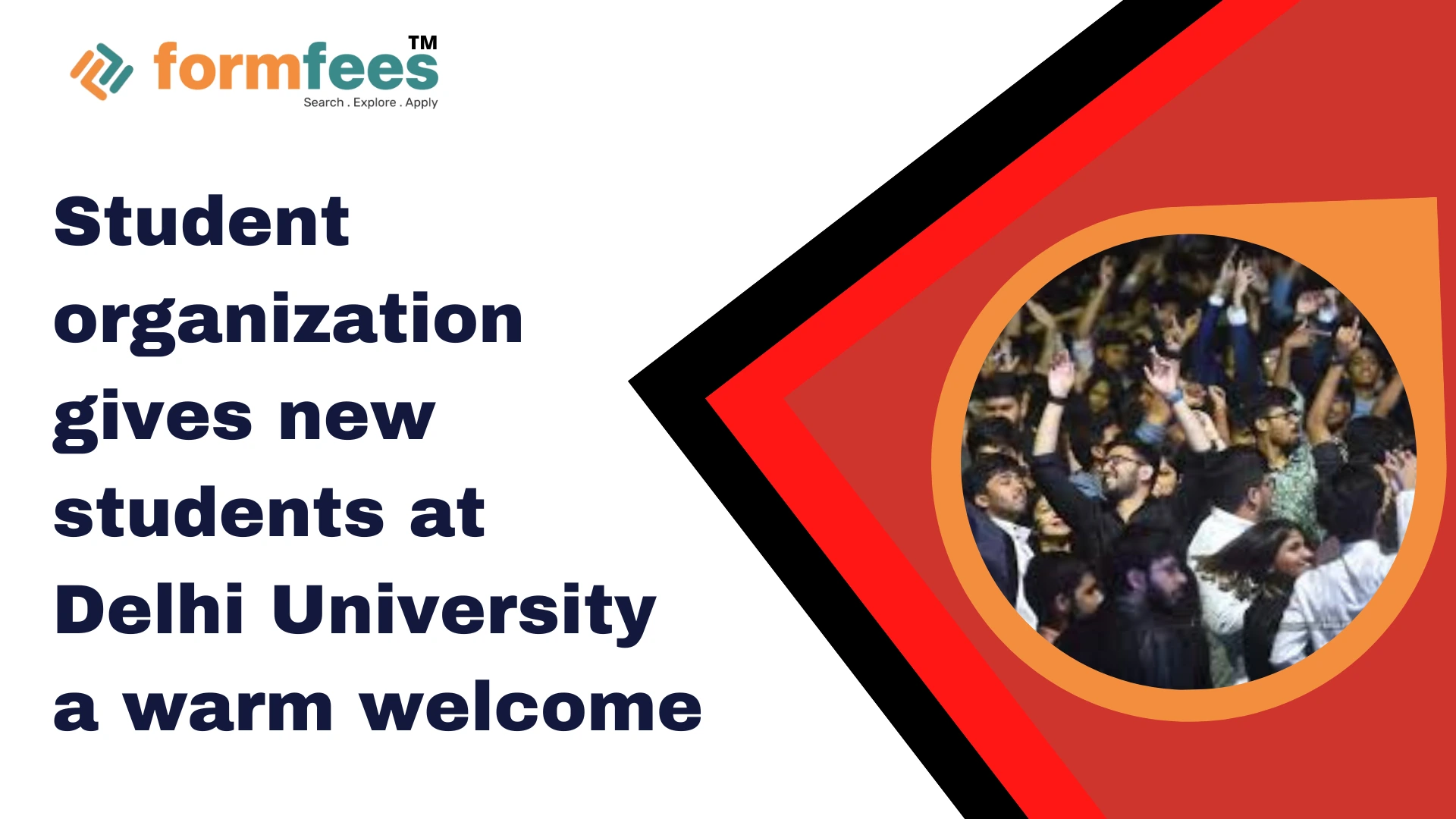 Student organization gives new students at Delhi University a warm welcome (2)