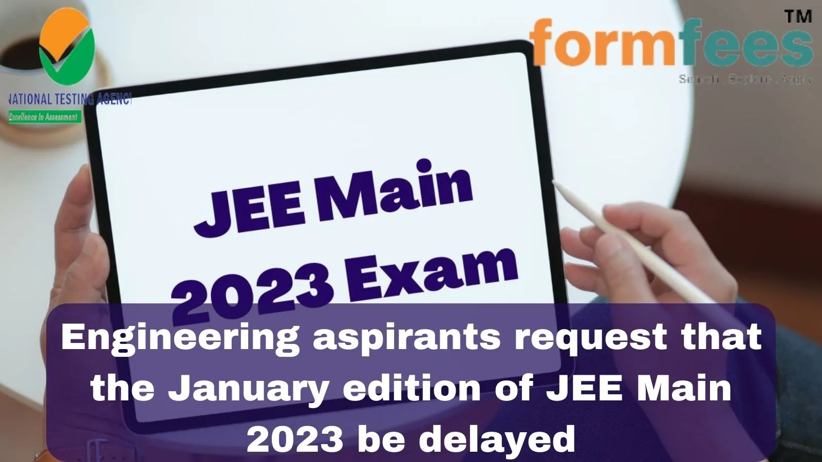 Engineering aspirants request that the January edition of JEE Main 2023 be delayed because the dates conflict with board exams