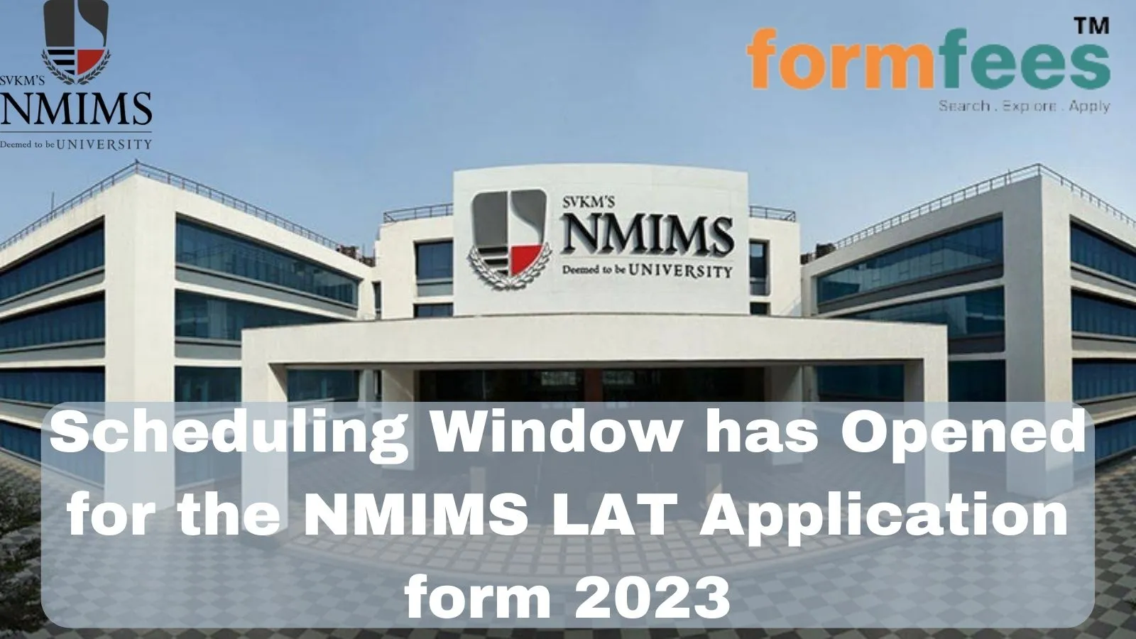NMIMS LAT Application form 2023