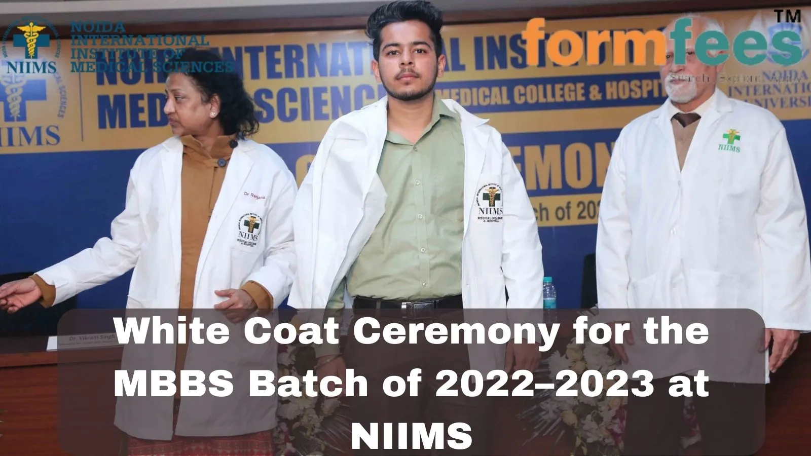 White Coat Ceremony for the MBBS Batch of 2022–2023 at NIIMS