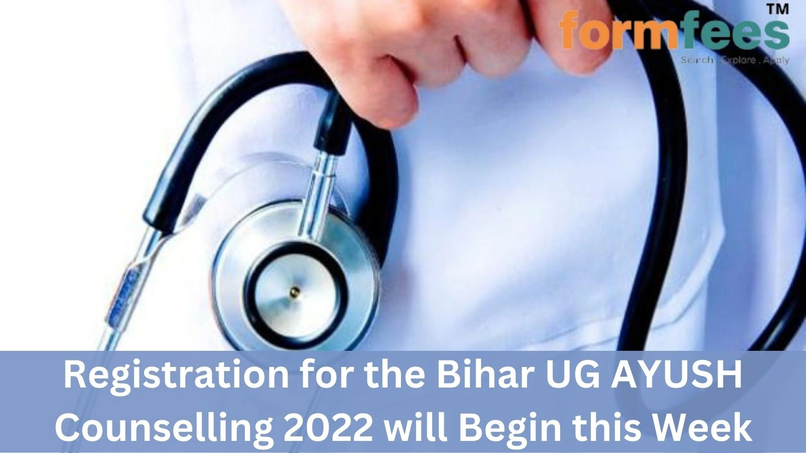 Registration for the Bihar UG AYUSH Counselling 2022 will Begin this Week