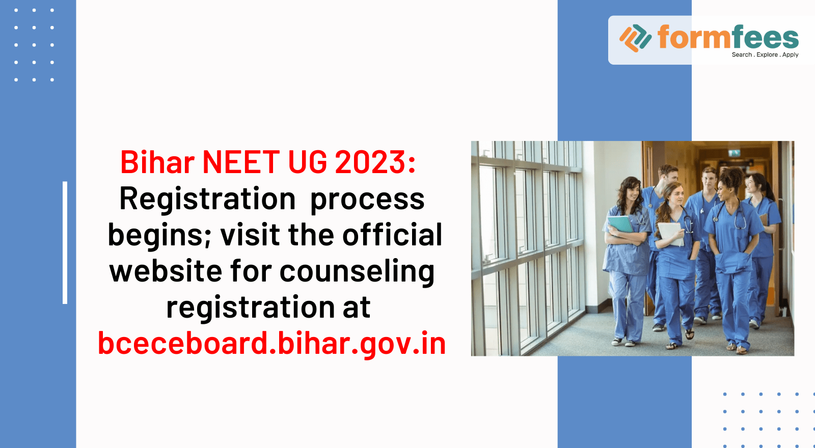 Bihar NEET UG 2023: Registration Process Begins; Visit The Official ...