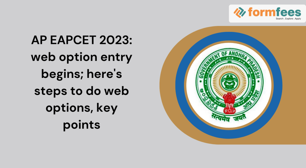 AP EAPCET 2023: Web Option Entry Begins; Here’s Steps To Do Web Options ...