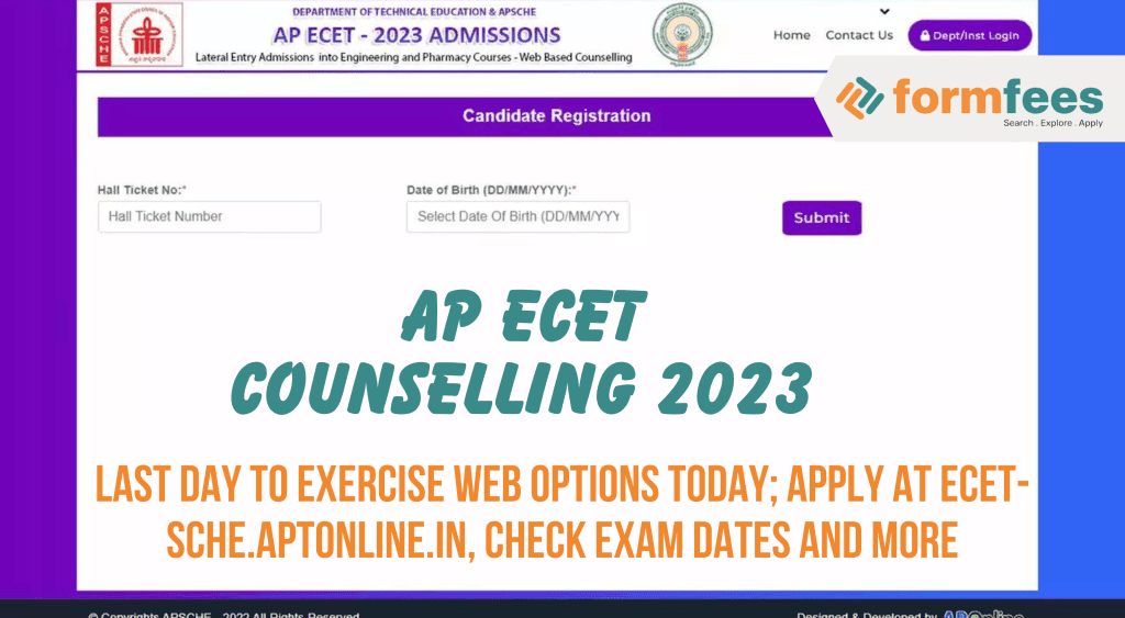 AP ECET Counselling 2023: Last Day to exercise Web Options Today; Apply at ecet-sche.aptonline.in, Check Exam Dates and More
