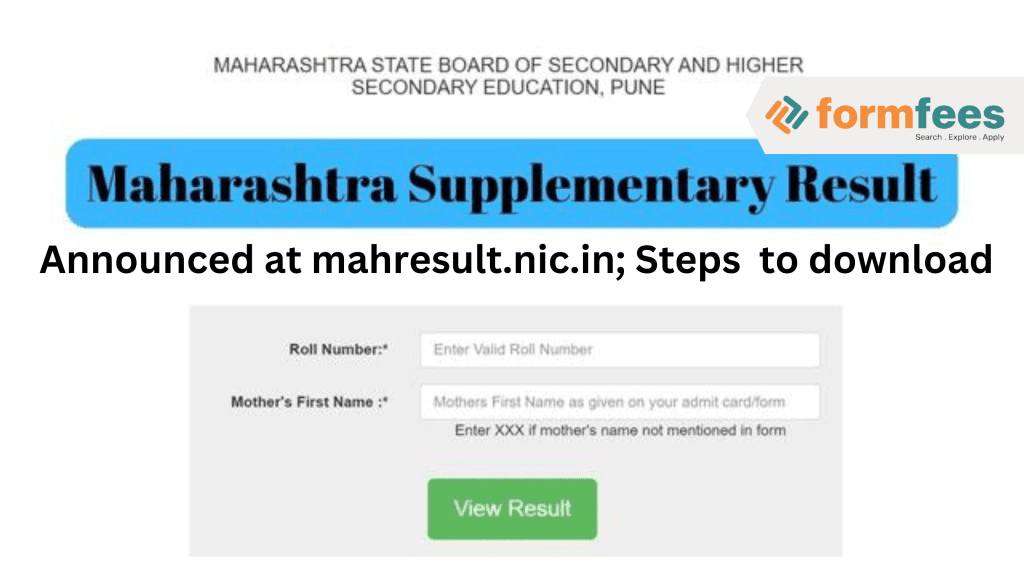 Maharashtra HSC, SSC supplementary results 2023 Announced at mahresult.nic.in; Steps  to download