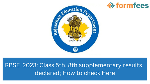 RBSE 2023: Class 5th, 8th supplementary results declared; How to check Here