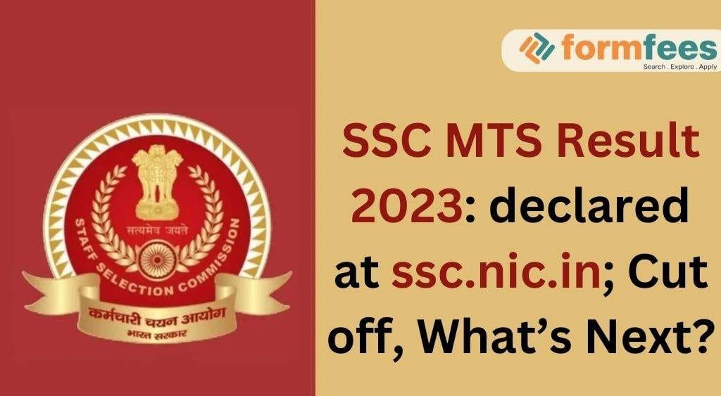 SSC MTS Result 2023 declared at ssc.nic.in; Cut off, What’s Next?