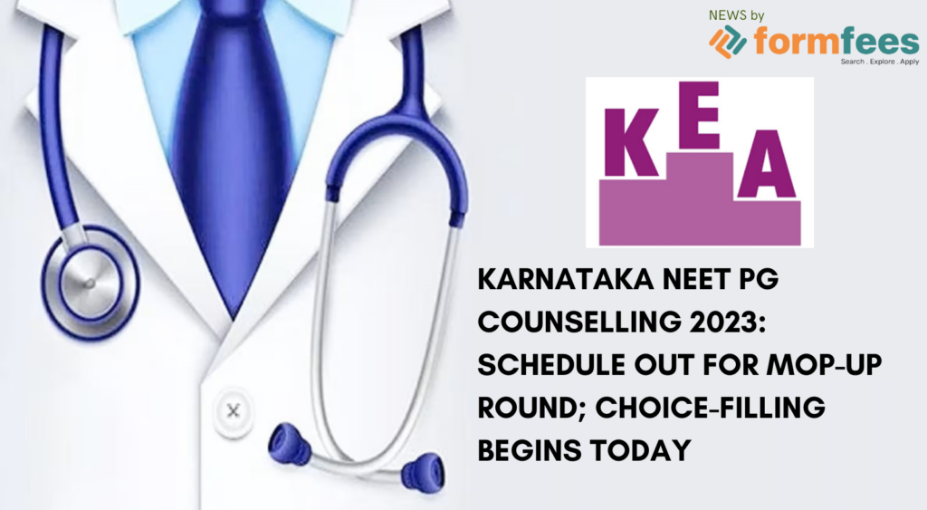 Karnataka NEET PG Counselling 2023: Schedule Out for Mop-up Round; Choice-Filling Begins Today