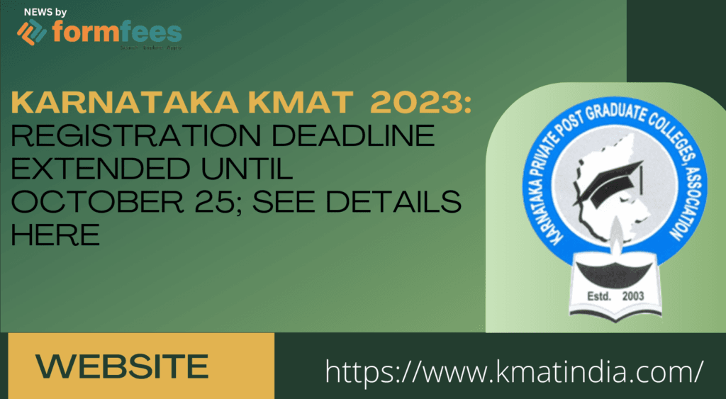Karnataka KMAT 2023: Registration Deadline Extended Until October 25; See Details Here