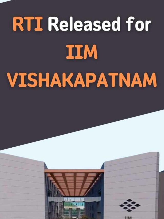 iim vishakhapatnam rti rleased