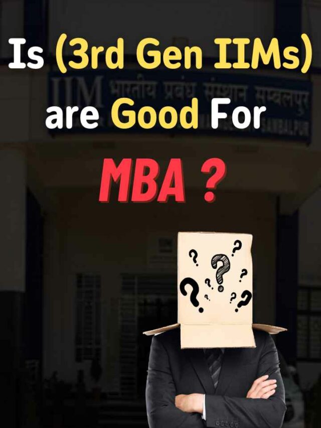 is 3rd gen iims are good for mba