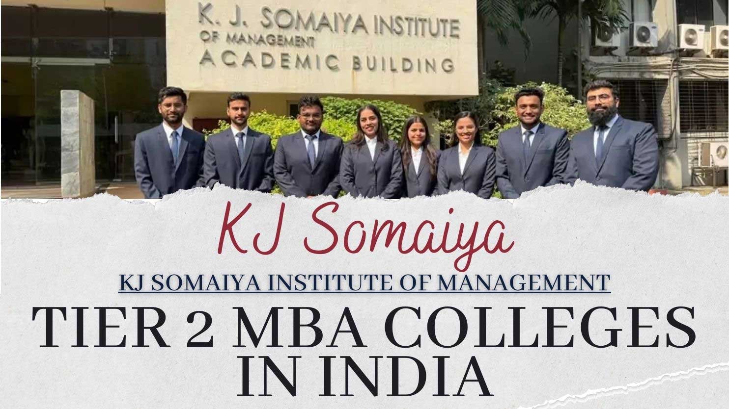 KJ Somaiya (KJ Somaiya institute of management): Tier 2 MBA Colleges in India