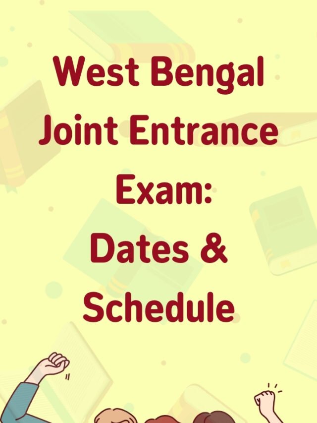 WBJEE 2024 Exam Dates & Schedule Formfees