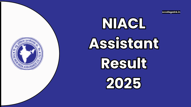 NIACL Assistant Phase I Result 2025