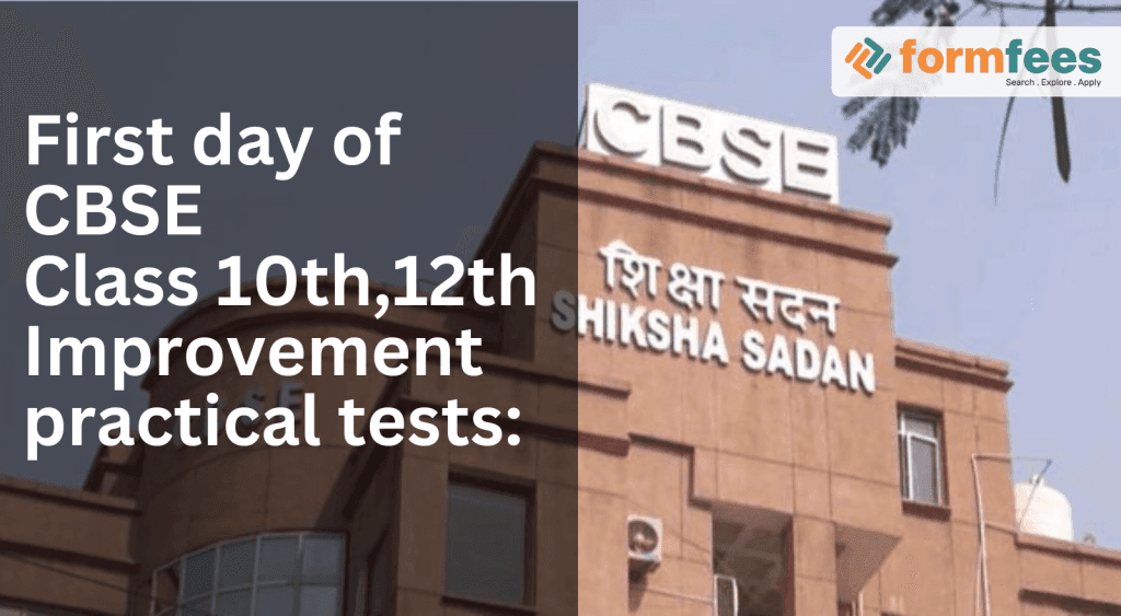 First day of CBSE Class 10th,12th Improvement practical tests: