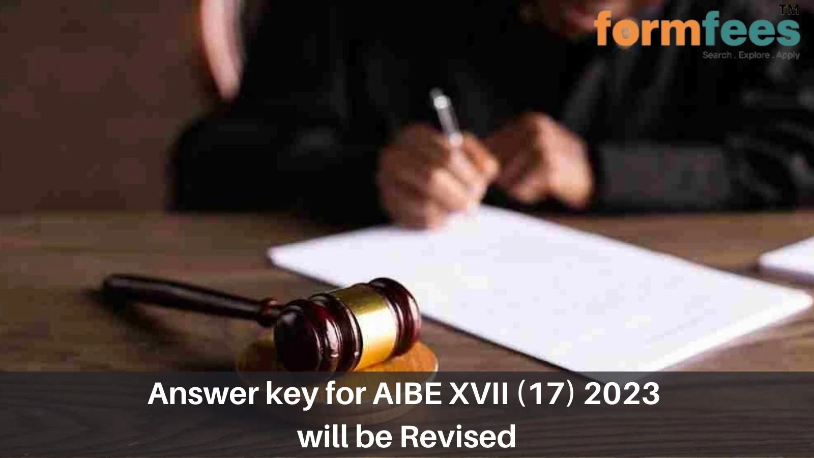 Answer key for AIBE XVII (17) 2023 will be Revised