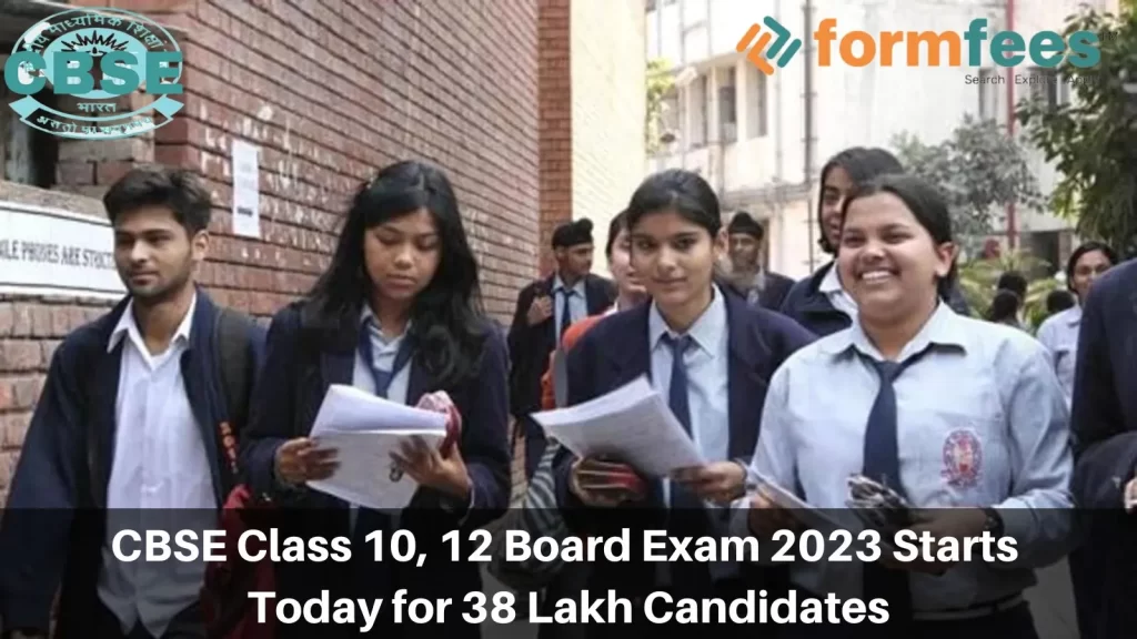 CBSE Class 10, 12 Board Exam 2023 Starts Today for 38 Lakh Candidates